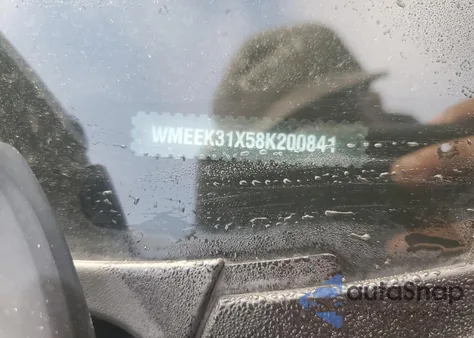 2008 Smart Fortwo Passion из США, поврежденный, VIN WMEEK31X58K200841